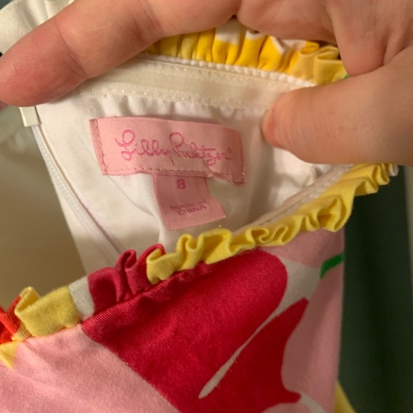 Lily Pulitzer strapless dress - Picture 3 of 4